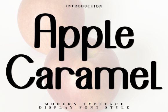 Apple Caramel Font for Creative Projects