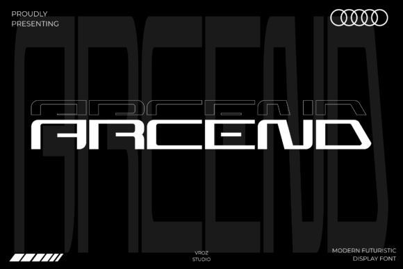 Arcend Font: Modern Display Type