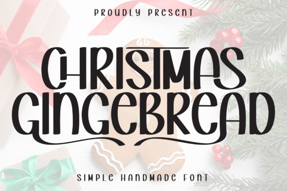 Christmas Gingebread Font
