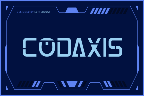 Codaxis: A Futuristic Font for Editorial Design
