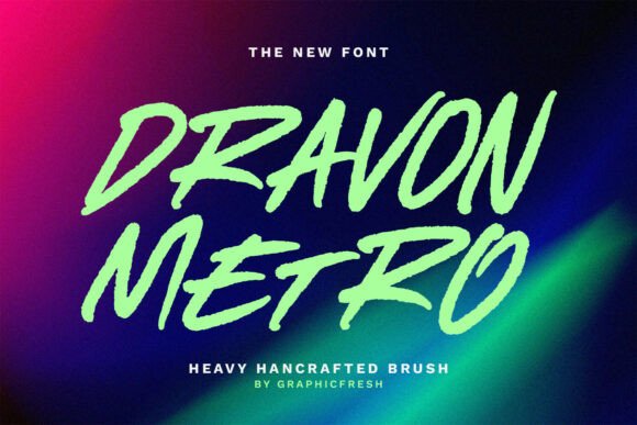 Dravon Metro Font for Bold Design