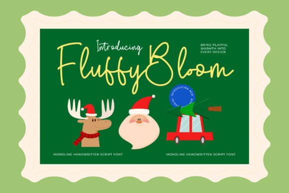 Fluffy Bloom Font for Playful Campaigns