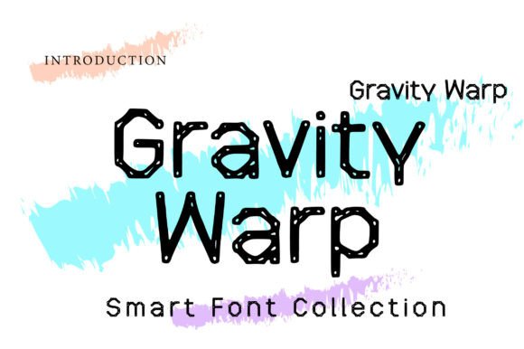 Gravity Warp Font for Bold Visuals