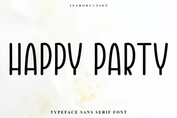 Happy Party Font for Festive Design