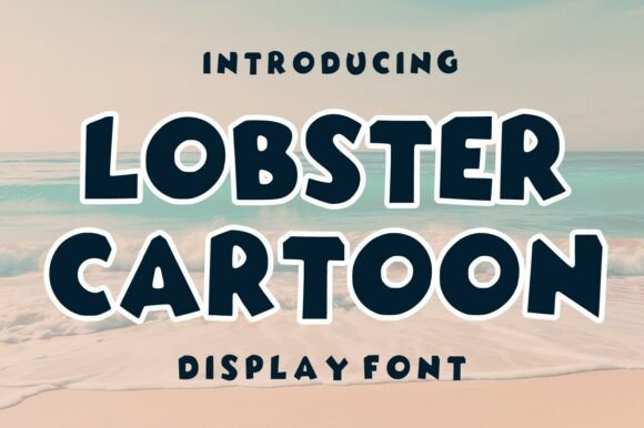 Lobster Cartoon Font for Creative Projects