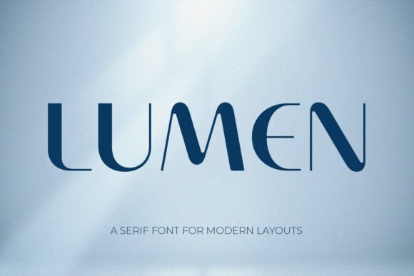 Lumen: A Premium Display Font