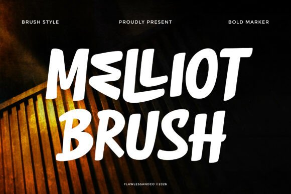 Melliot: A Creative Brush Font