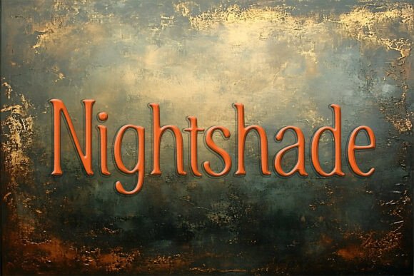 Nightshade Font: A Stylish Display Type