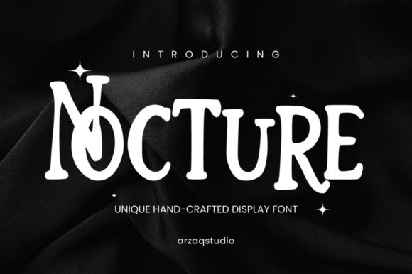 Nocture: A Bold Display Font for Creative Campaigns