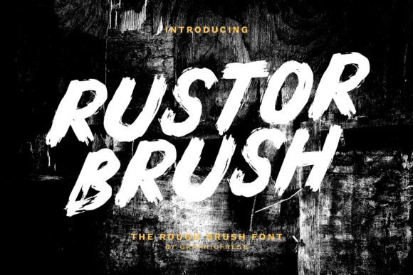 Rustor Font for Creative Makers