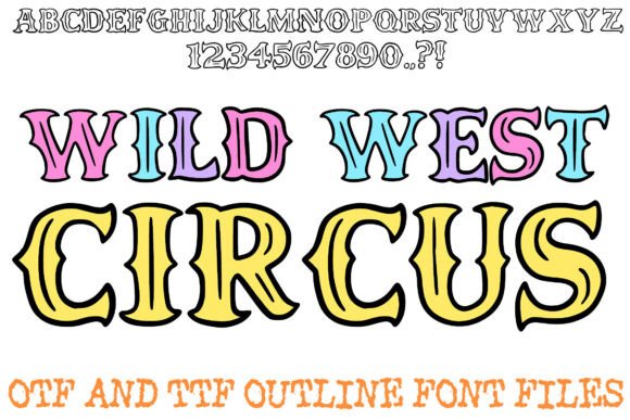 Wild West Circus Font